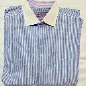 Men’s Robert Graham dress button down shirt 2XL